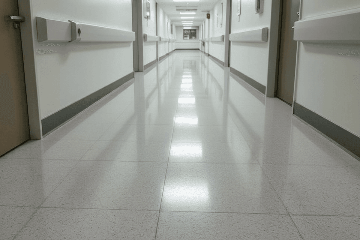 After professional cleaning result - Strip, Seal & Polish, Medical Centre, Gladstone by Ozzie Commercial & Industrial Cleaners