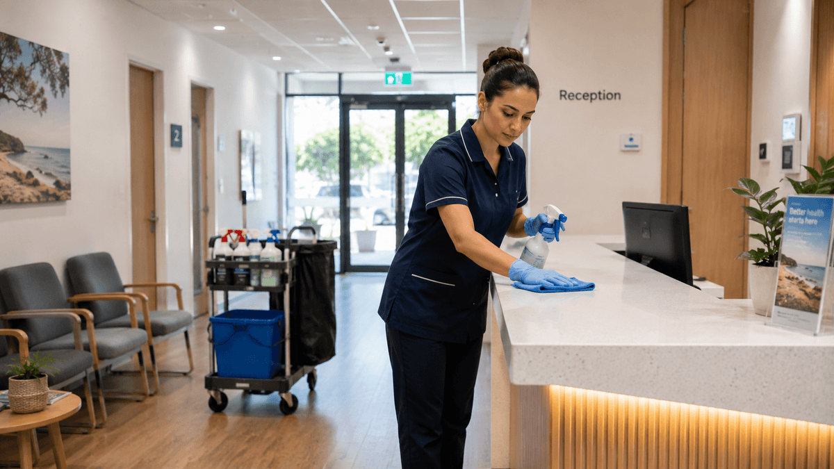 Medical & Healthcare Facilities - professional commercial cleaning service in Central Queensland by Ozzie Commercial & Industrial Cleaners